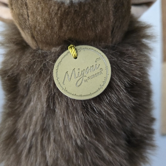 Aurora Miyoni ELK Big Realistic Plush Stuffed Buddy Brown & Tan - Picture 3 of 12